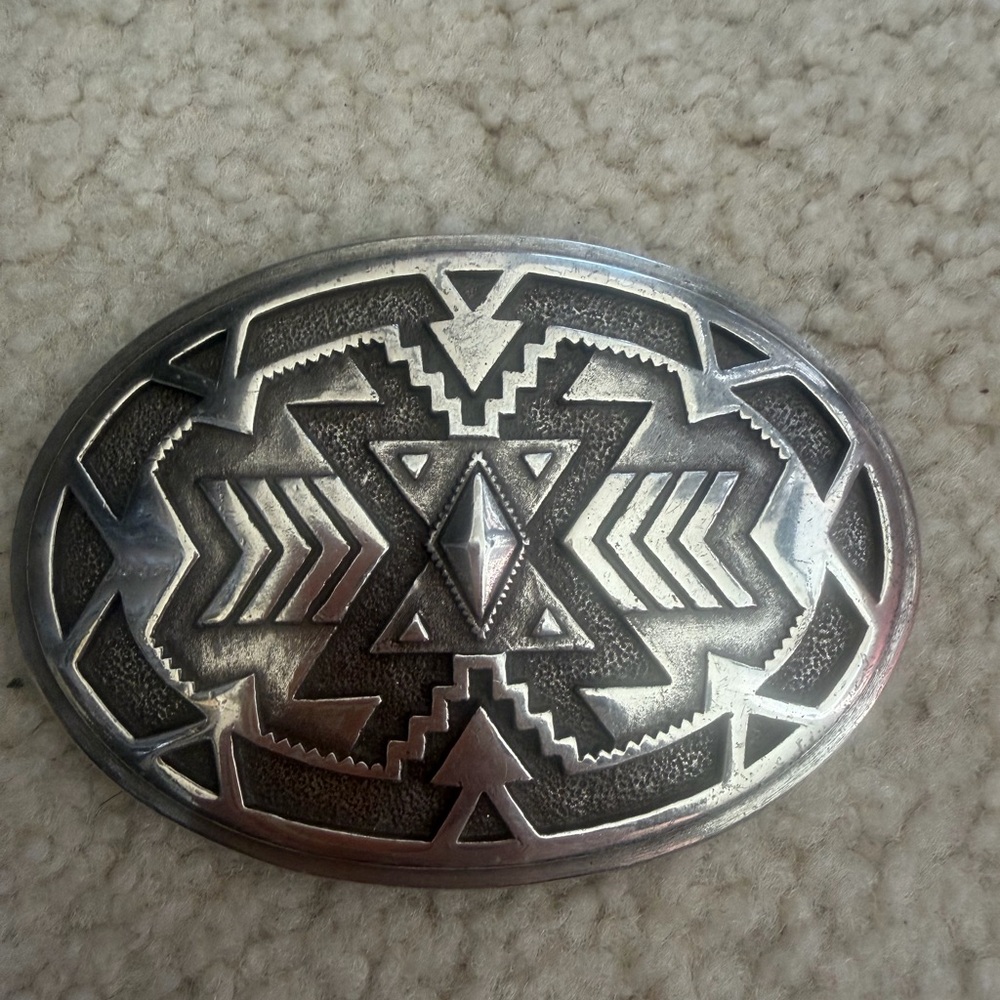 Vintage Ivan Metal Belt Buckle